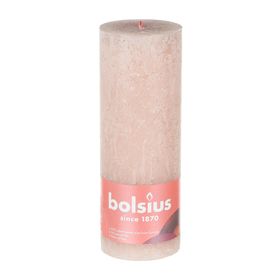  Свеча-столбик Bolsius 67656850 190/68 Рустик, розовый в Симферополе