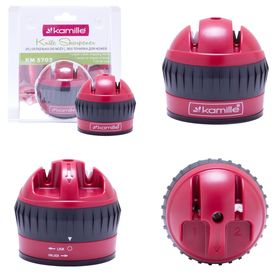  Точилка Kamille 5702 для ножей 6х6х6.5 см с присоской в Симферополе