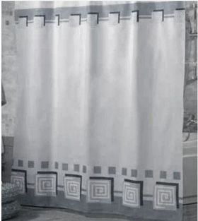  Штора для ванной Harput Miranda 09514 тканевая 1-я 180х200 сер. в Симферополе