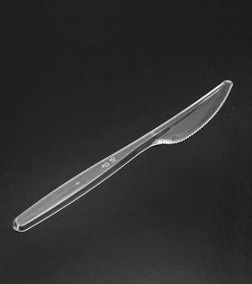  Нож одноразовый D.R.V. Tambien прозрачный 18см 100шт в Симферополе