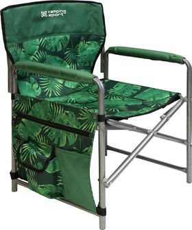  Кресло Ника 1 КС1/2 складное с тропическими листьями темное в Симферополе