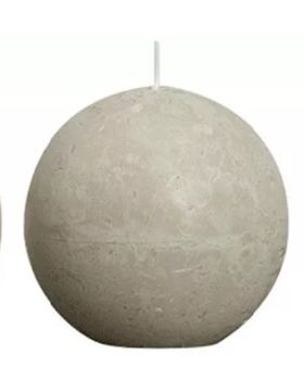  Свеча-шар Bolsius 68090324 80мм Рустик, каменный беж в Симферополе
