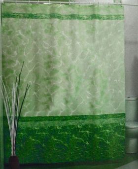 Штора для ванной Harput Miranda 15515 тканевая 1-я 180х200 зеленый в Симферополе