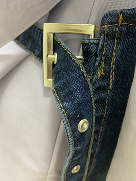  Текстиль Майшеф фартук джинсовый с кожаными вставками (Новый) в Симферополе