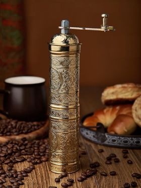  Кофемолка Аджар ACAR, 35539, механическая, ручная, золотистая в Симферополе