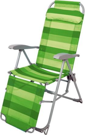  Кресло-шезлонг Ника 3 К3/З с подножкой Зеленый в Симферополе