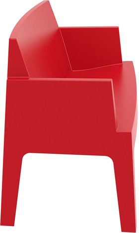  Диван Siesta 063 Box красный цельнопластик. в Симферополе