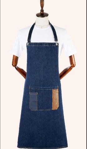  Текстиль Майшеф фартук джинсовый с кожаными вставками (Новый) в Симферополе