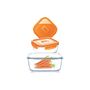  Ёмкость Luminarc 0941 Pure box с оранжевый крышкой 1220мл. в Симферополе