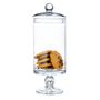  Банка Alegre Glass 54776 ПУ декоративная с крышкой на ножке 12х20.5см в Симферополе