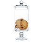  Банка Alegre Glass 54776 ПУ декоративная с крышкой на ножке 12х20.5см в Симферополе