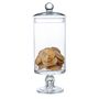  Банка Alegre Glass 54776 ПУ декоративная с крышкой на ножке 12х20.5см в Симферополе