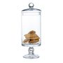  Банка Alegre Glass 54776 ПУ декоративная с крышкой на ножке 12х20.5см в Симферополе